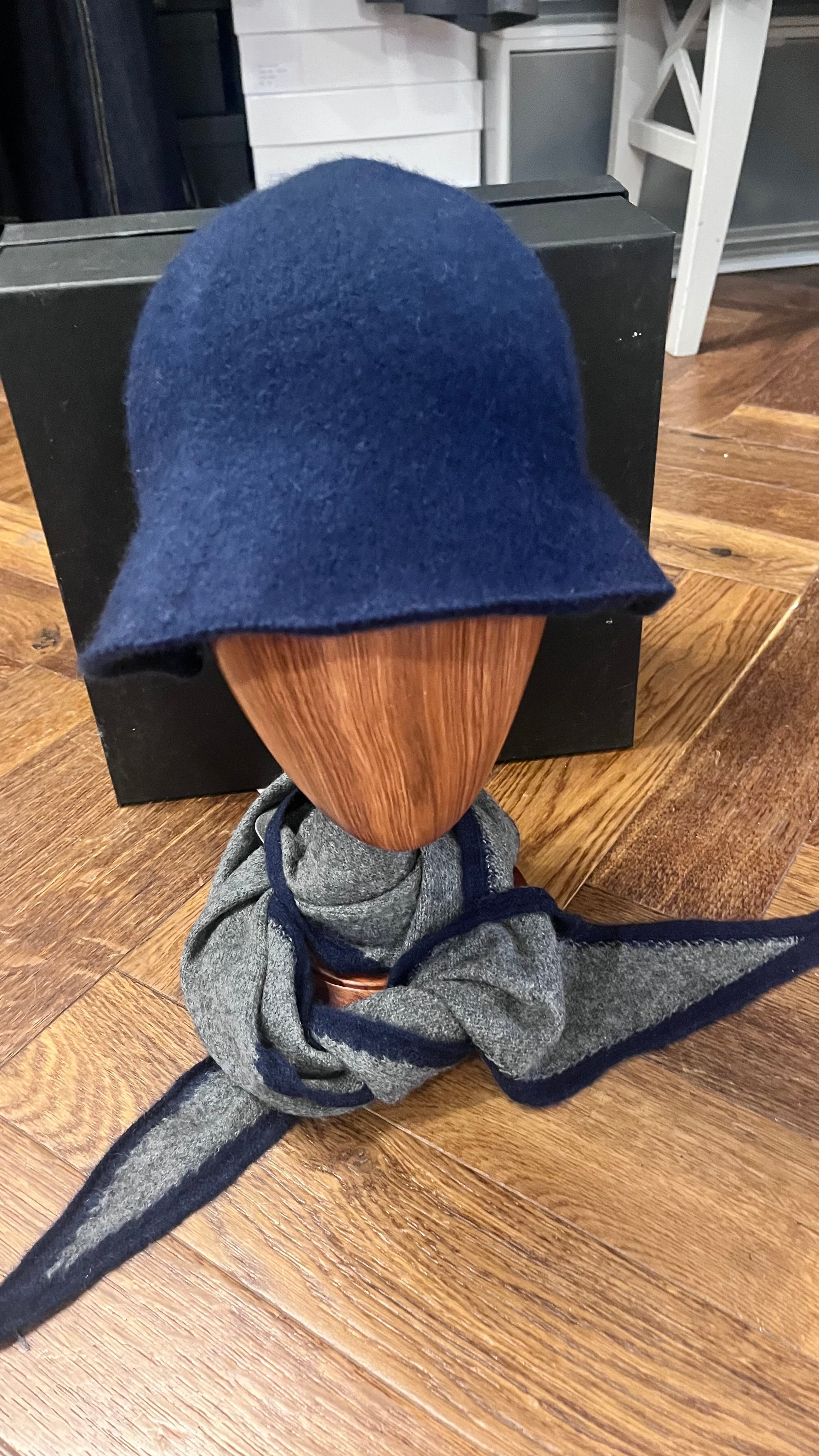 Oats & Rice Bucket Hat in Navy - SKULPT Dublin