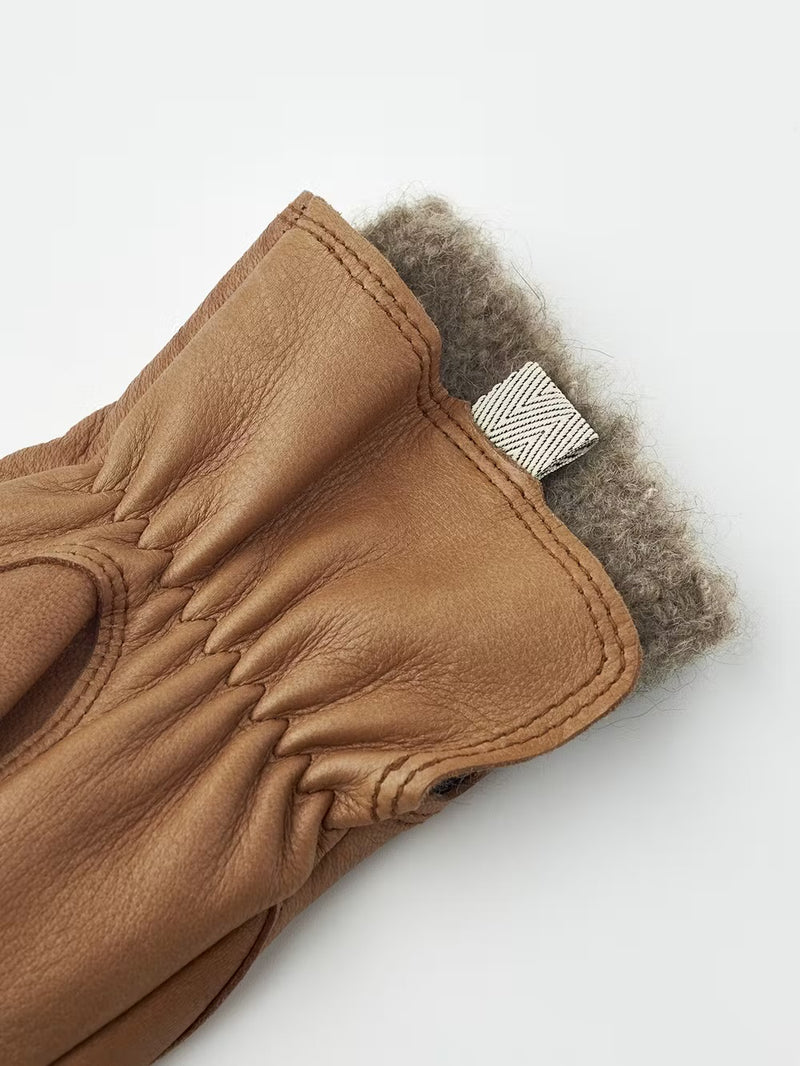 Hestra Leather Mittens with Removal Liner in Cork - SKULPT Dublin