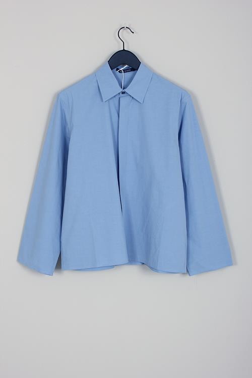 Sofie D'Hoore Long Sleeve Shirt in Dolphin - SKULPT Dublin