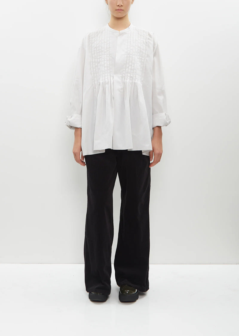 Sofie D'Hoore Paper Touch Brace Shirt in Woven Pearl - SKULPT Dublin