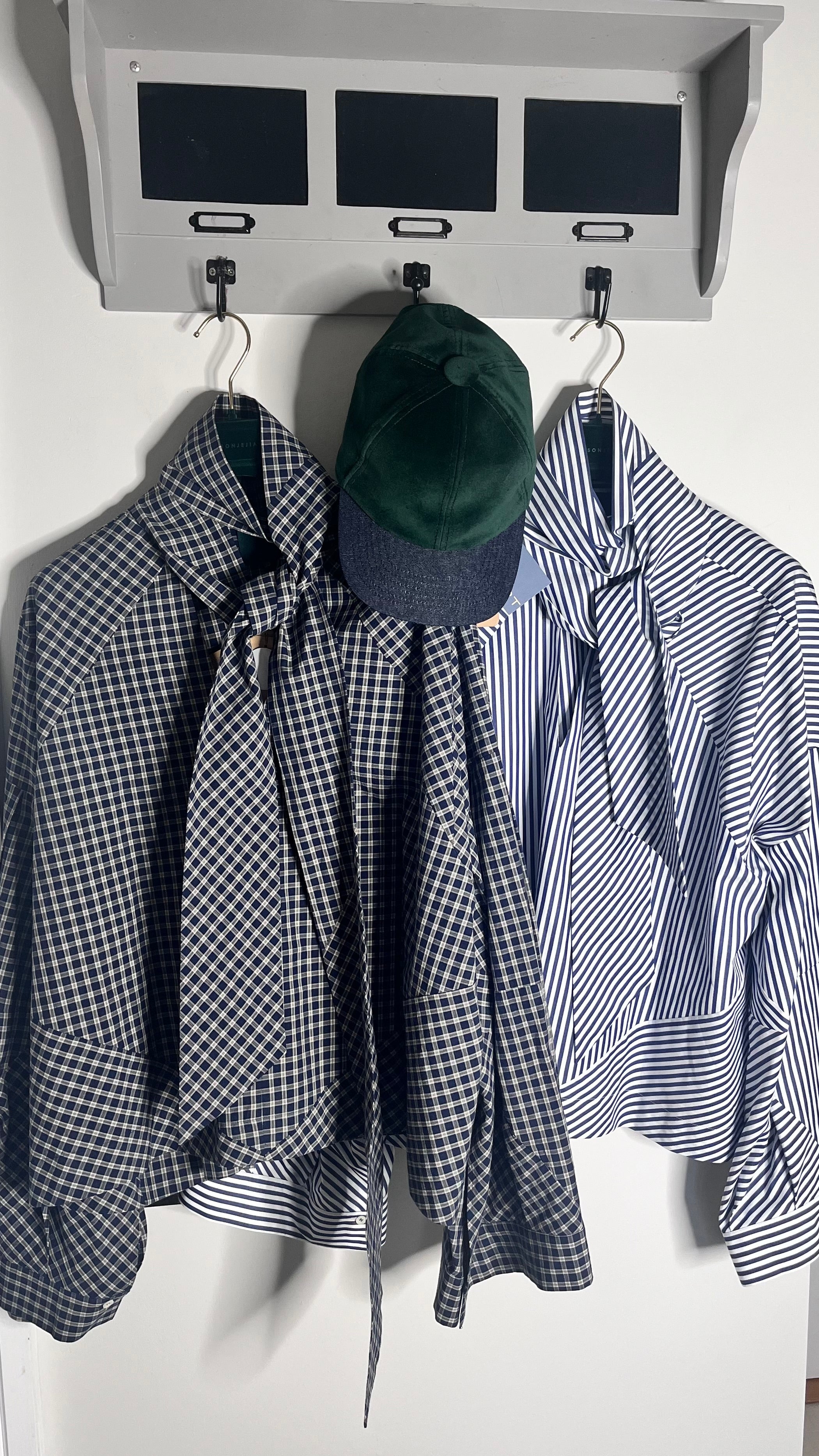 Jejia Shirt in Brown Stripe - SKULPT Dublin