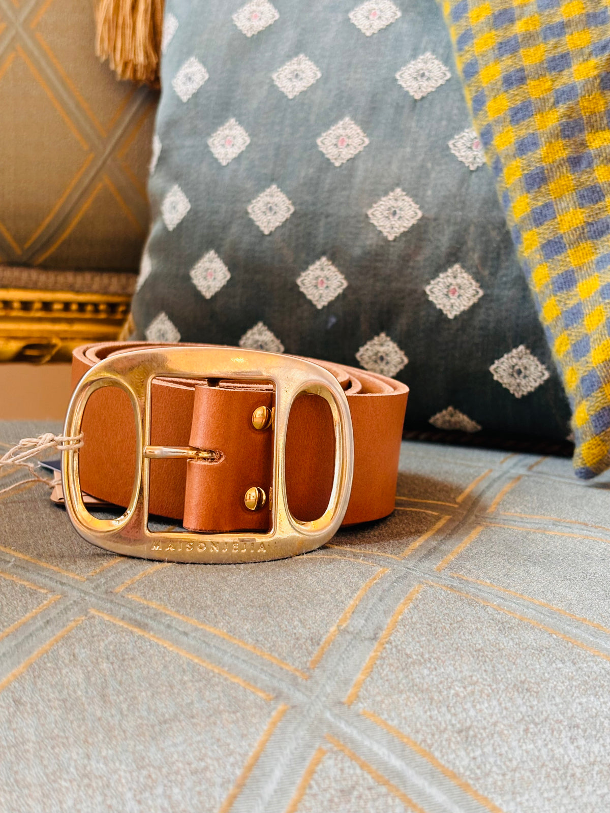 Jejia Leather Belt in Camel - SKULPT Dublin