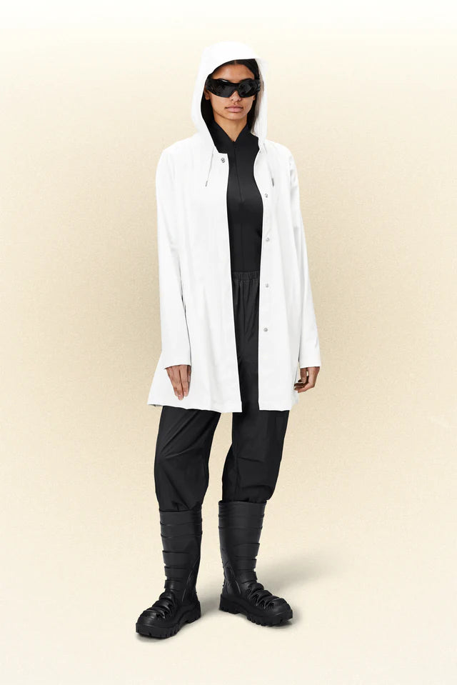 Rains A Line Jacket Powder - SKULPT Dublin