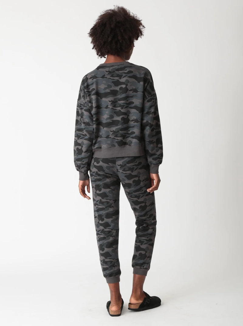 Electric and Rose Classic Long Sleeve Sweater Camo - SKULPT Dublin