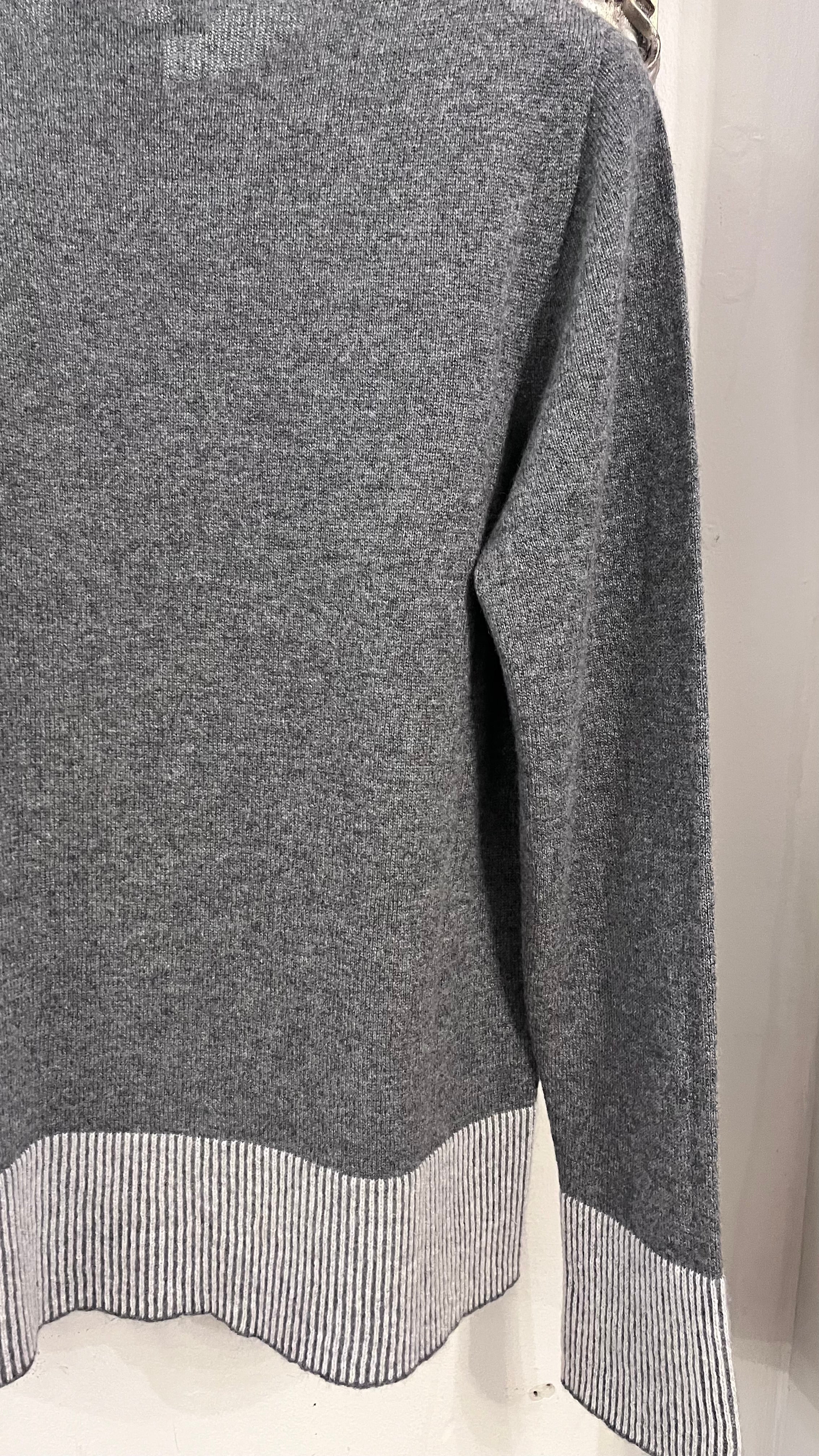 Rialto48 Jumper in Grey and Pearl - SKULPT Dublin