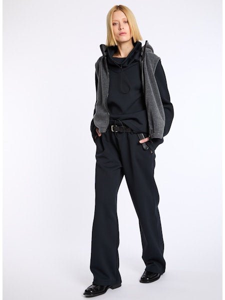 Lis Lareida Straight Leg Scuba Pants in Black - SKULPT Dublin