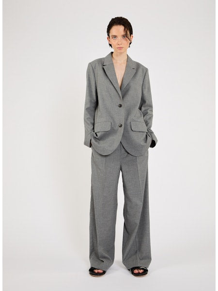 Lis Lareida Wool Blazer in Grey - SKULPT Dublin