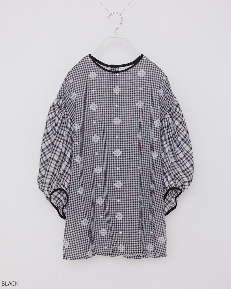 Antipast Embroidery Top in Black - SKULPT Dublin