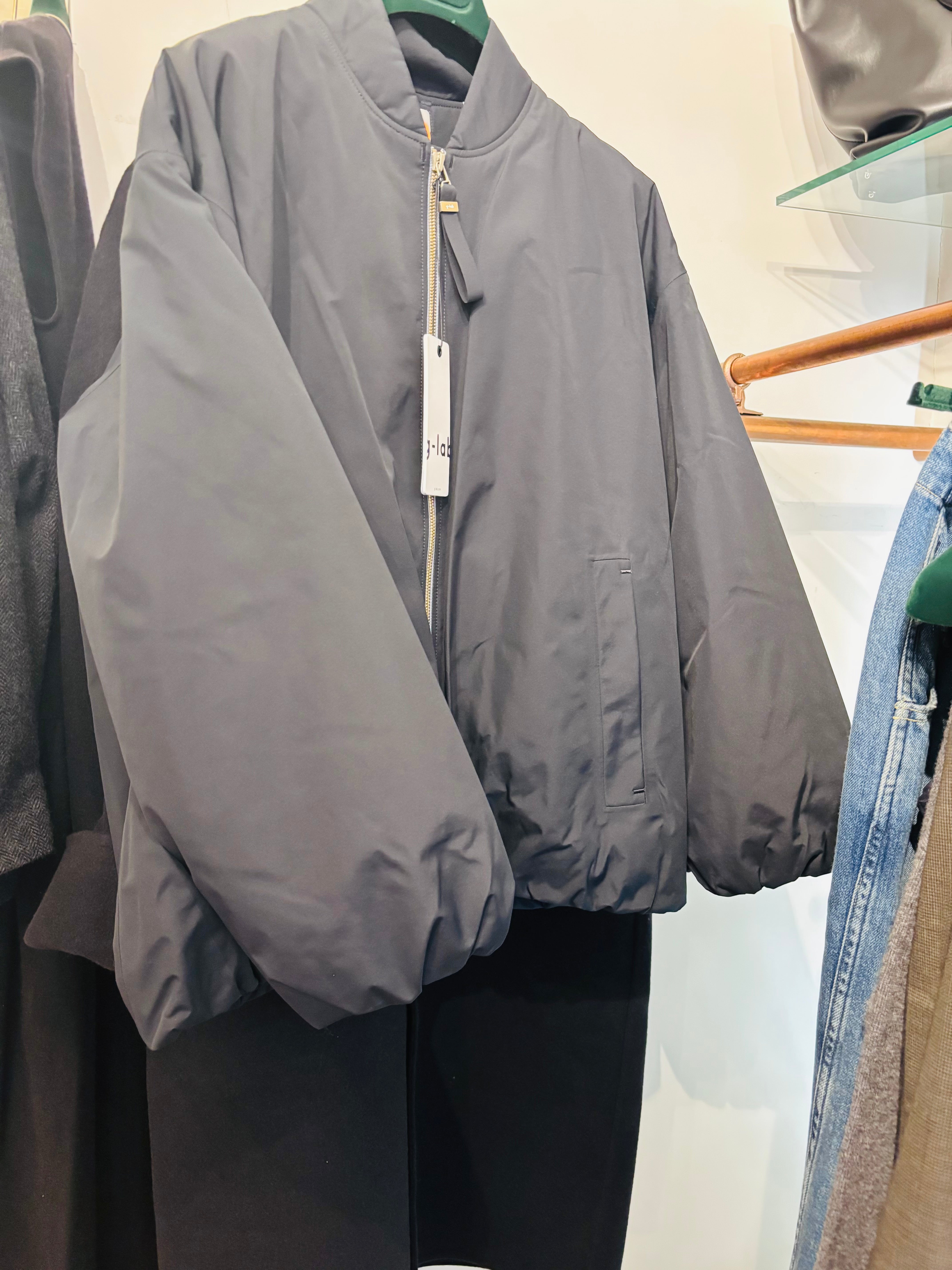 G-Lab Waterproof Bomber Jacket in Dark Navy - SKULPT Dublin