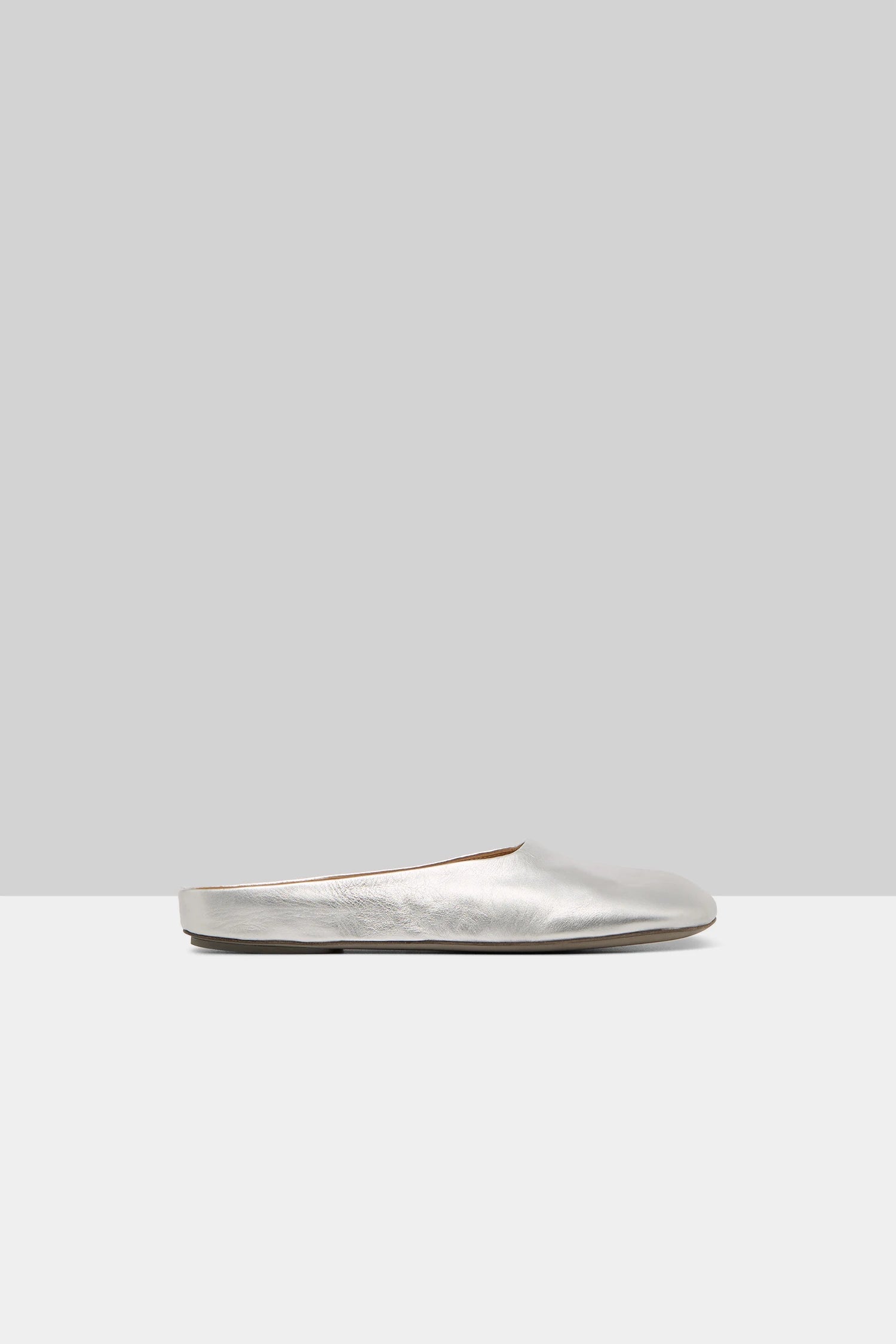 Marsell Ballerina Mules in Silver Foil - SKULPT Dublin