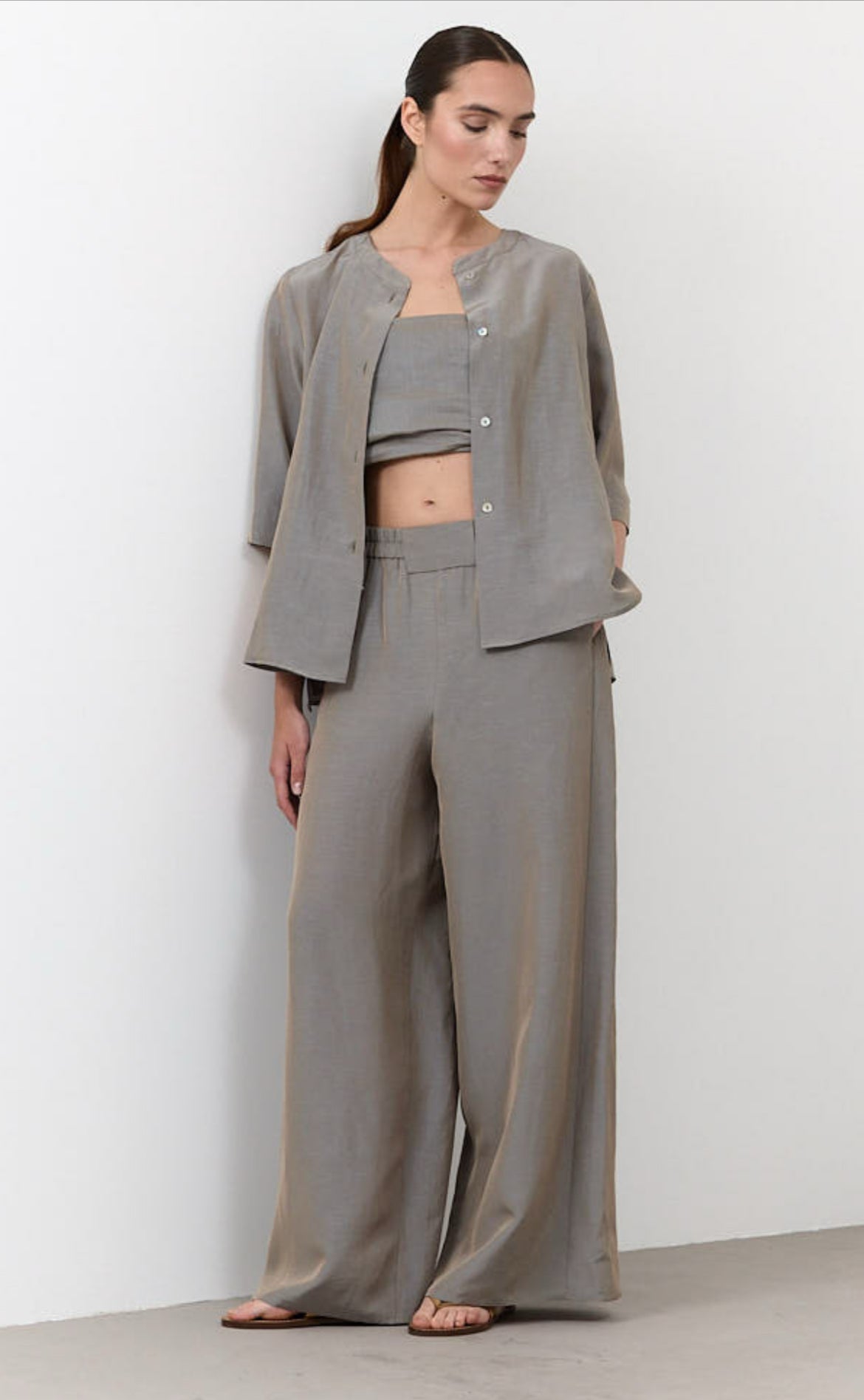 rialto48 Shirt in Dove Grey - SKULPT Dublin