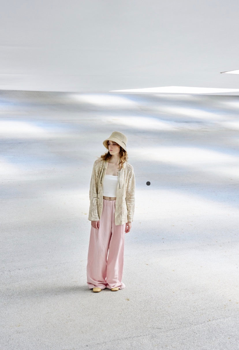 P cnq Japanese Paper Cotton Bucket Hat in Mulberry - SKULPT Dublin
