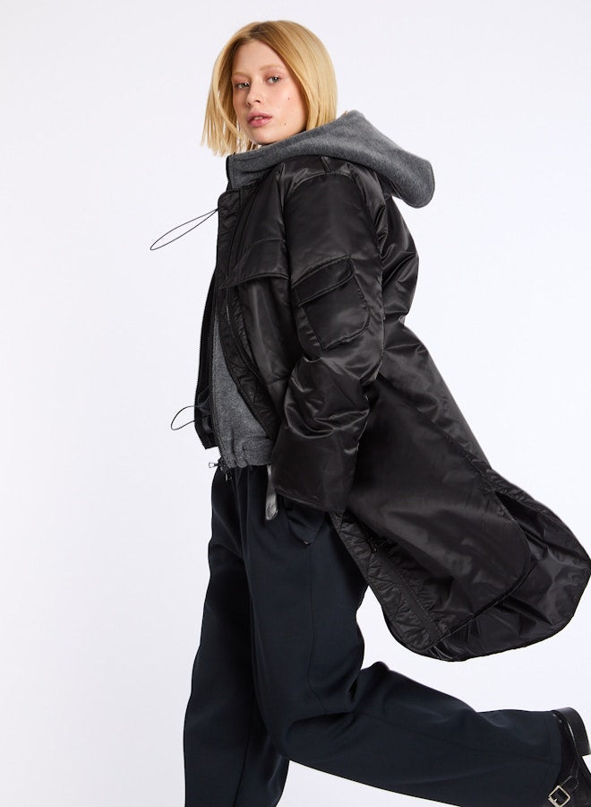 Lis Lareida Memphis Fleece Hoodie in Charcoal - SKULPT Dublin
