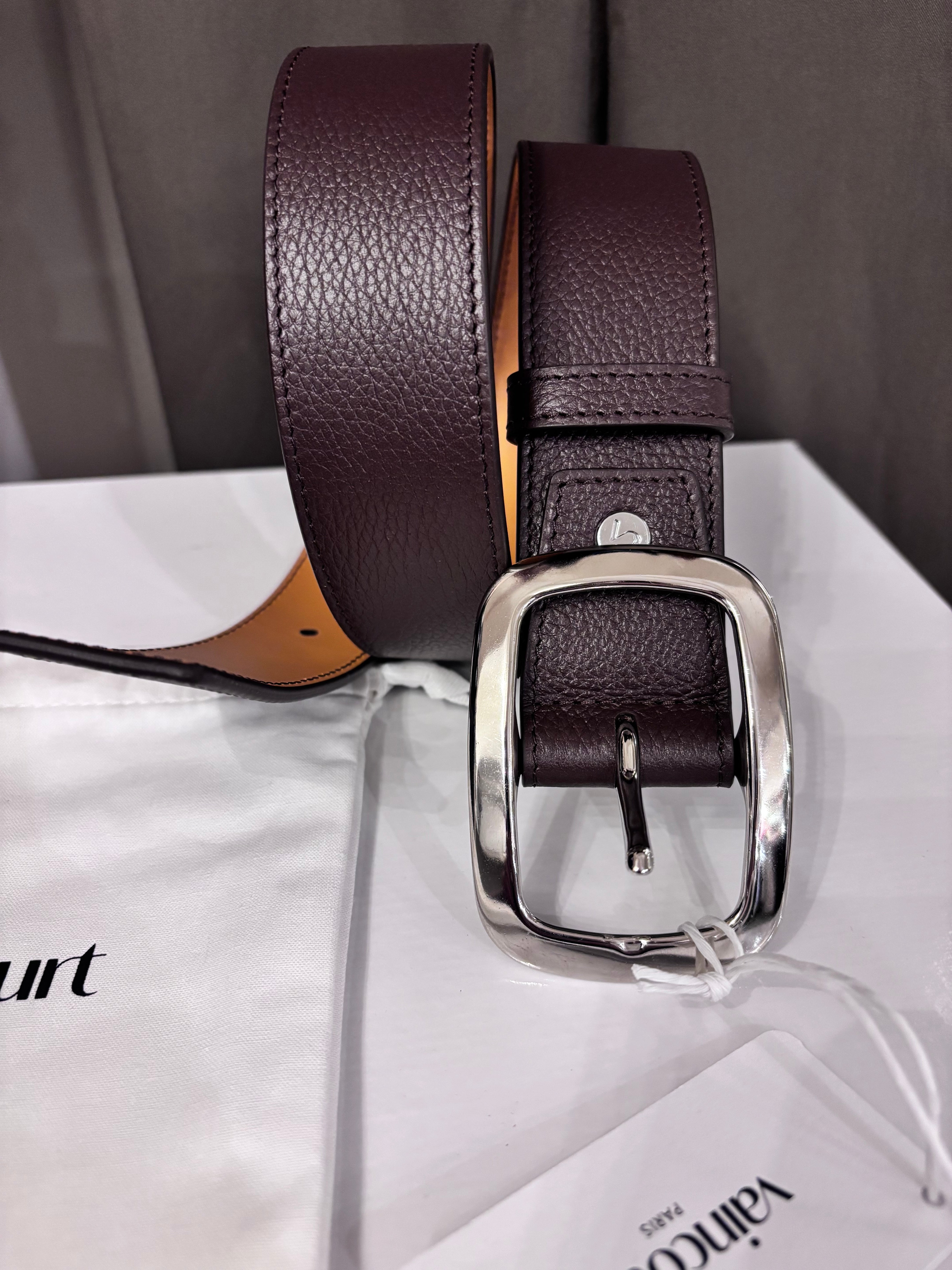 Vaincourt La Captivante Belt in Dark Brown - SKULPT Dublin