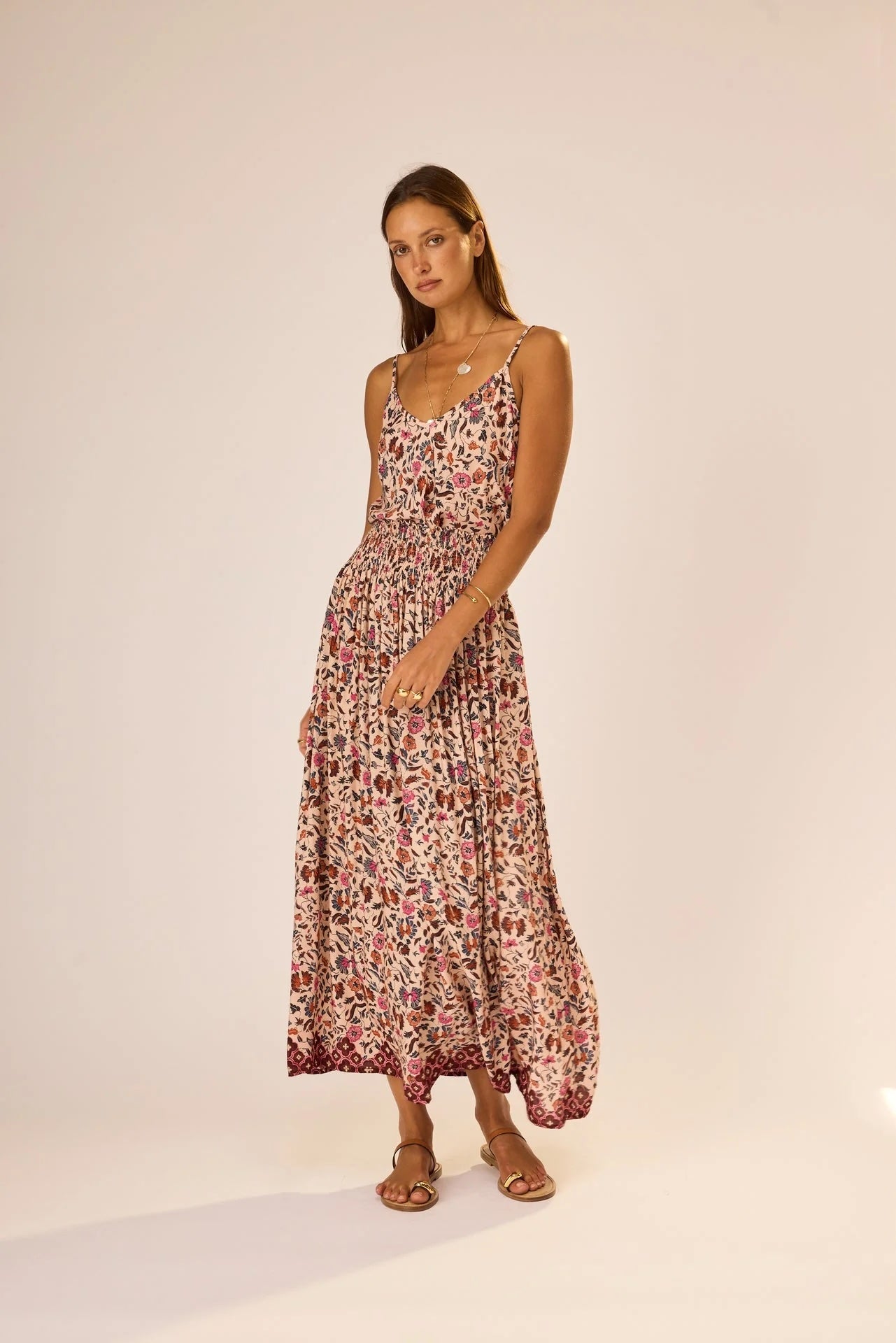 Natalie Martin Long Skirt in Wildflower - SKULPT Dublin