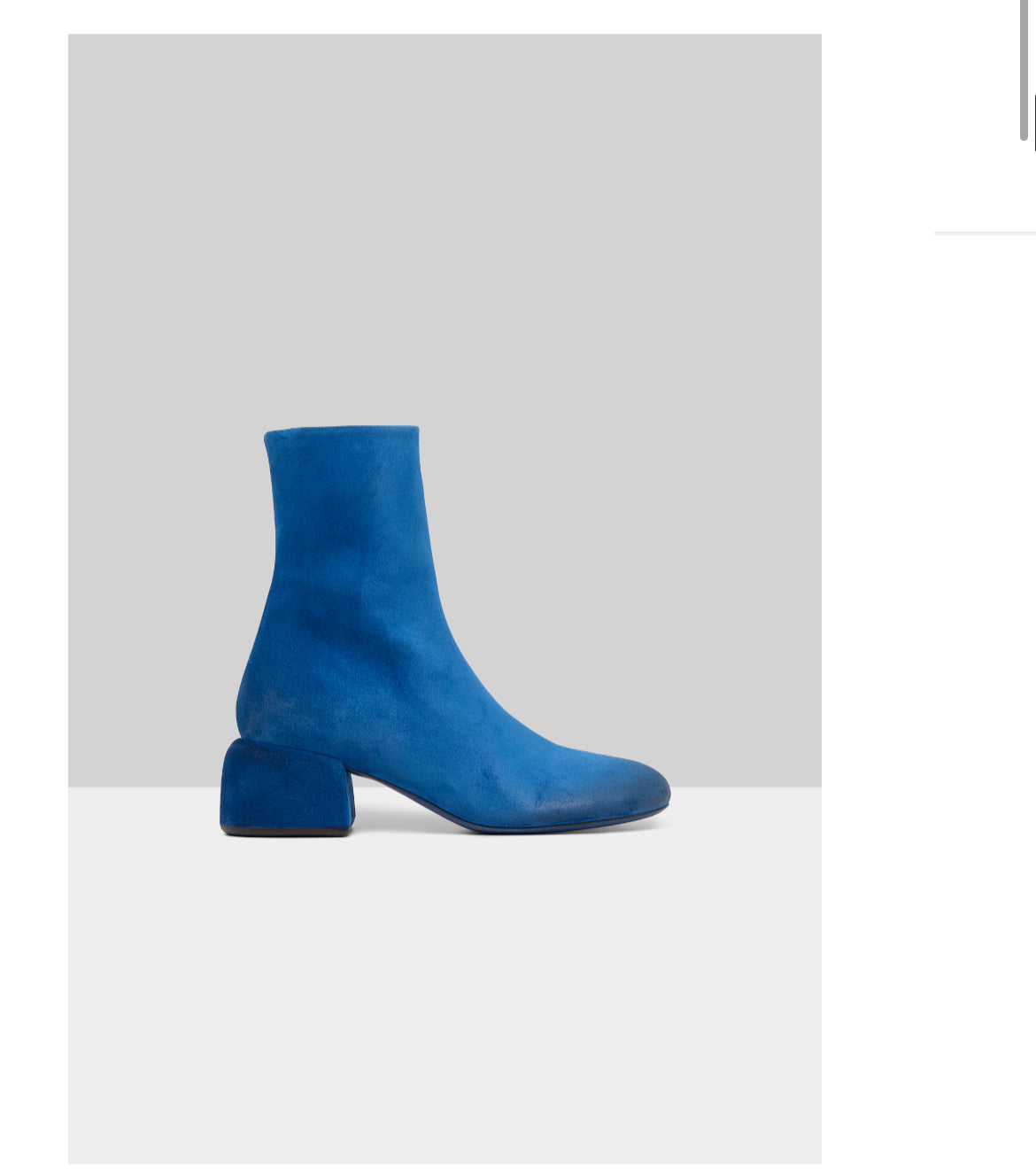 Marsell Boot in Blue Suede - SKULPT Dublin