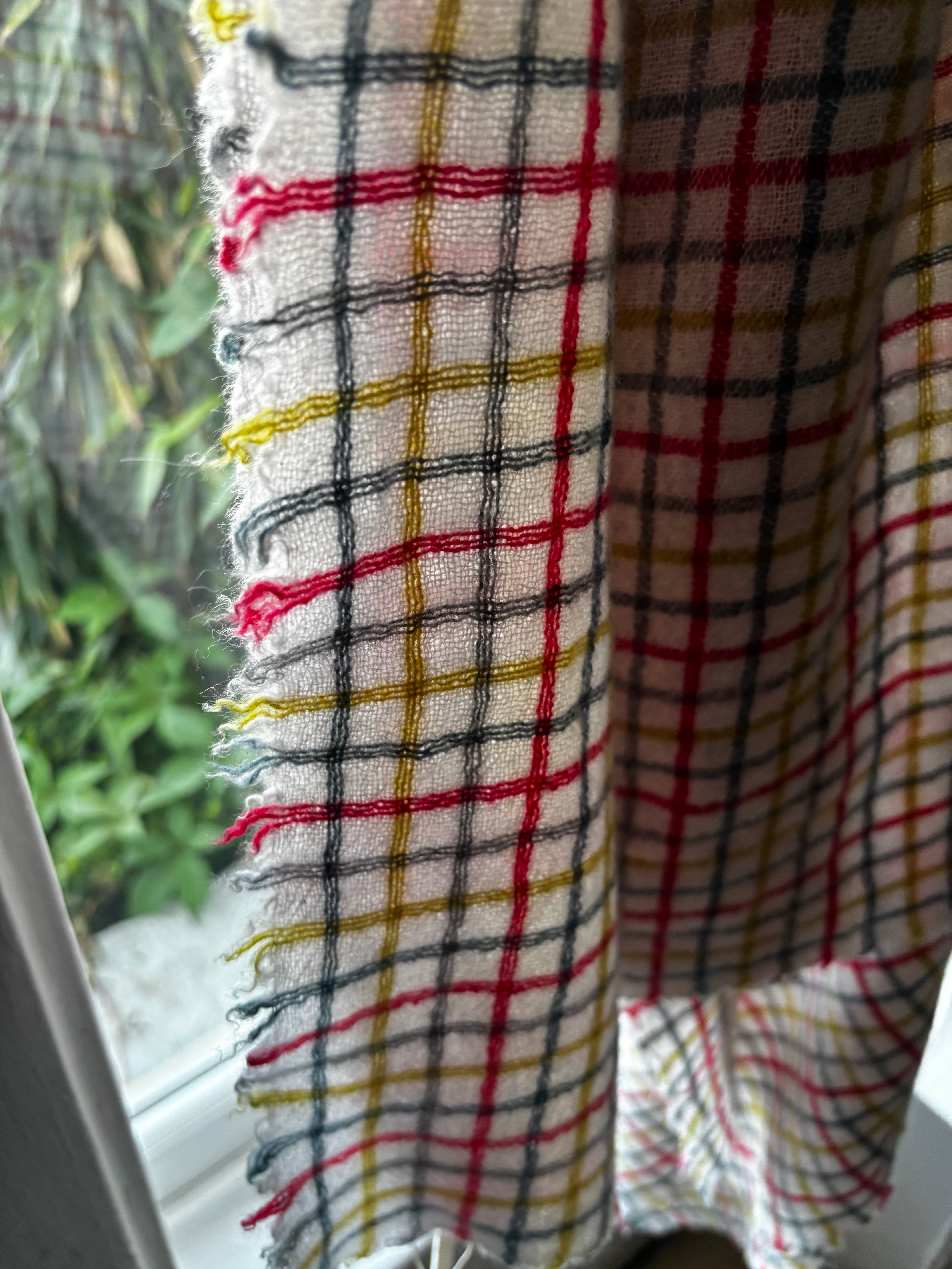 ApuntoB Large Cashmere Scarf Check - SKULPT Dublin