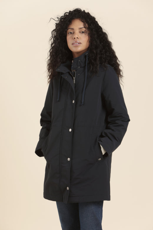 Mat de Misaine Coat in Marine - SKULPT Dublin