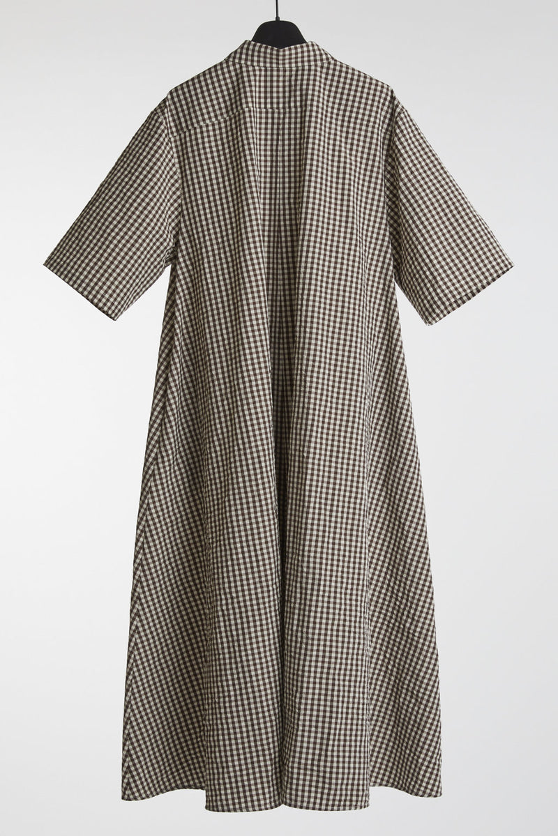 Hache Long Gingham Dress - SKULPT Dublin