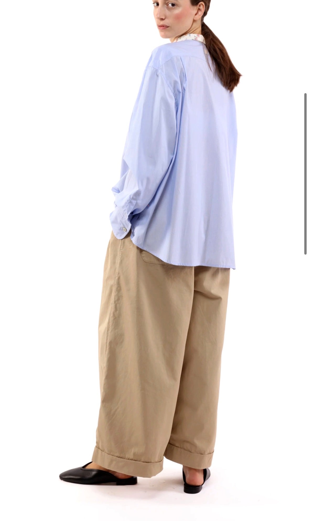 Nitto Palazzo Trouser in Sand - SKULPT Dublin