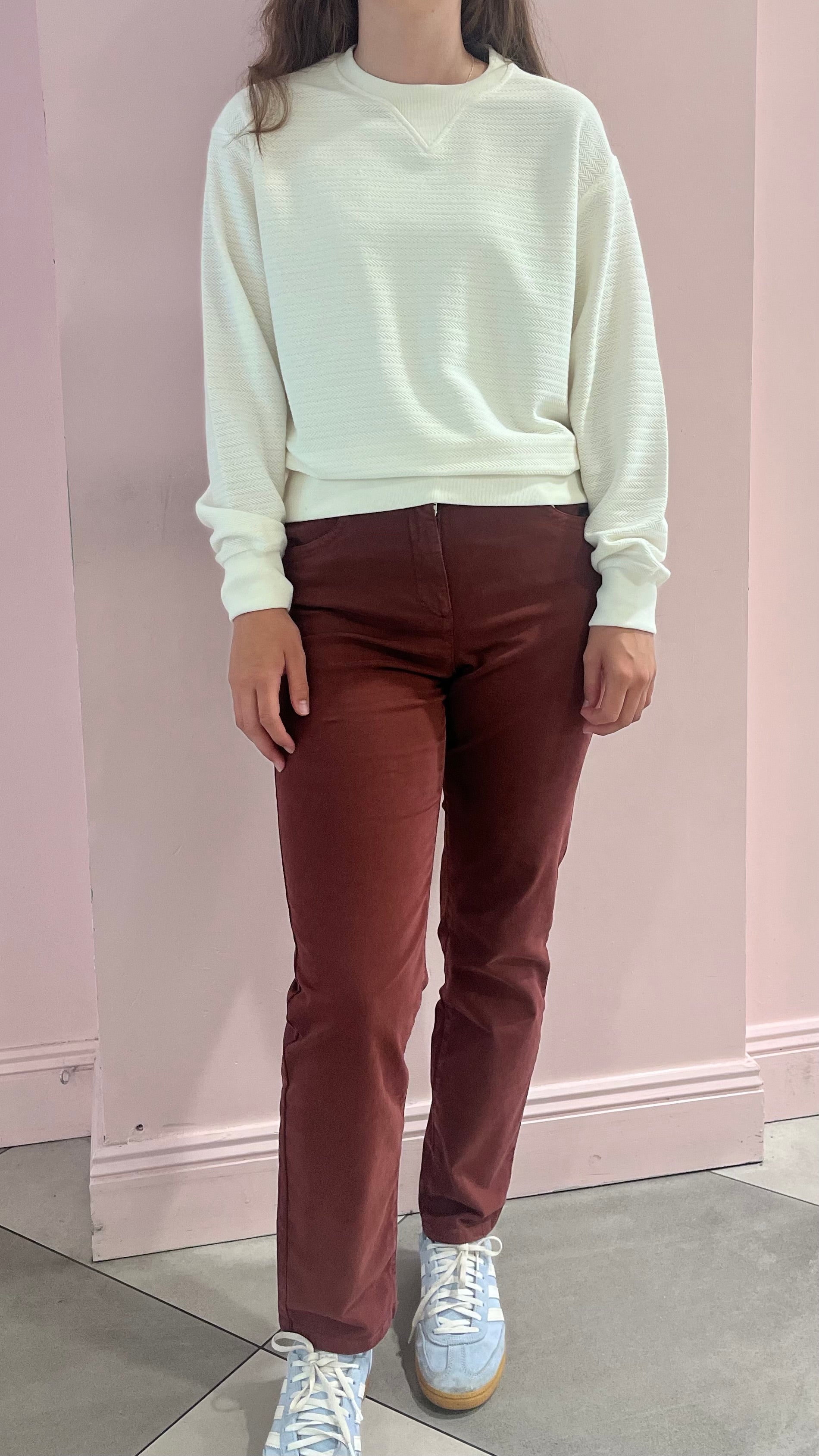 Mat de Misaine Jeans in Mulberry - SKULPT Dublin