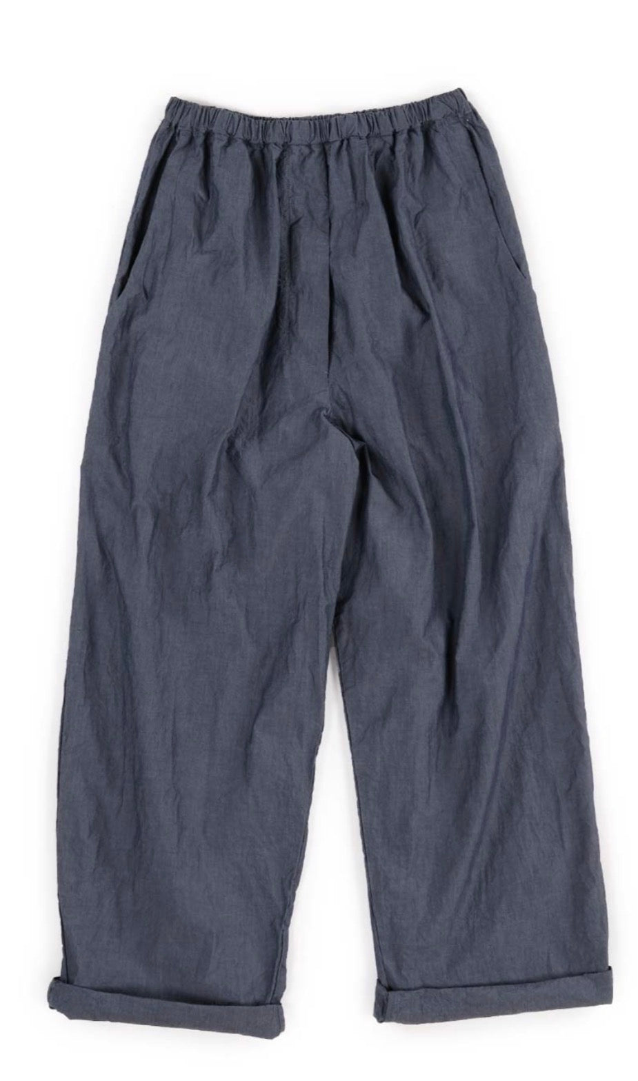 Manuelle Guibal Cotton Trousers in Denim - SKULPT Dublin