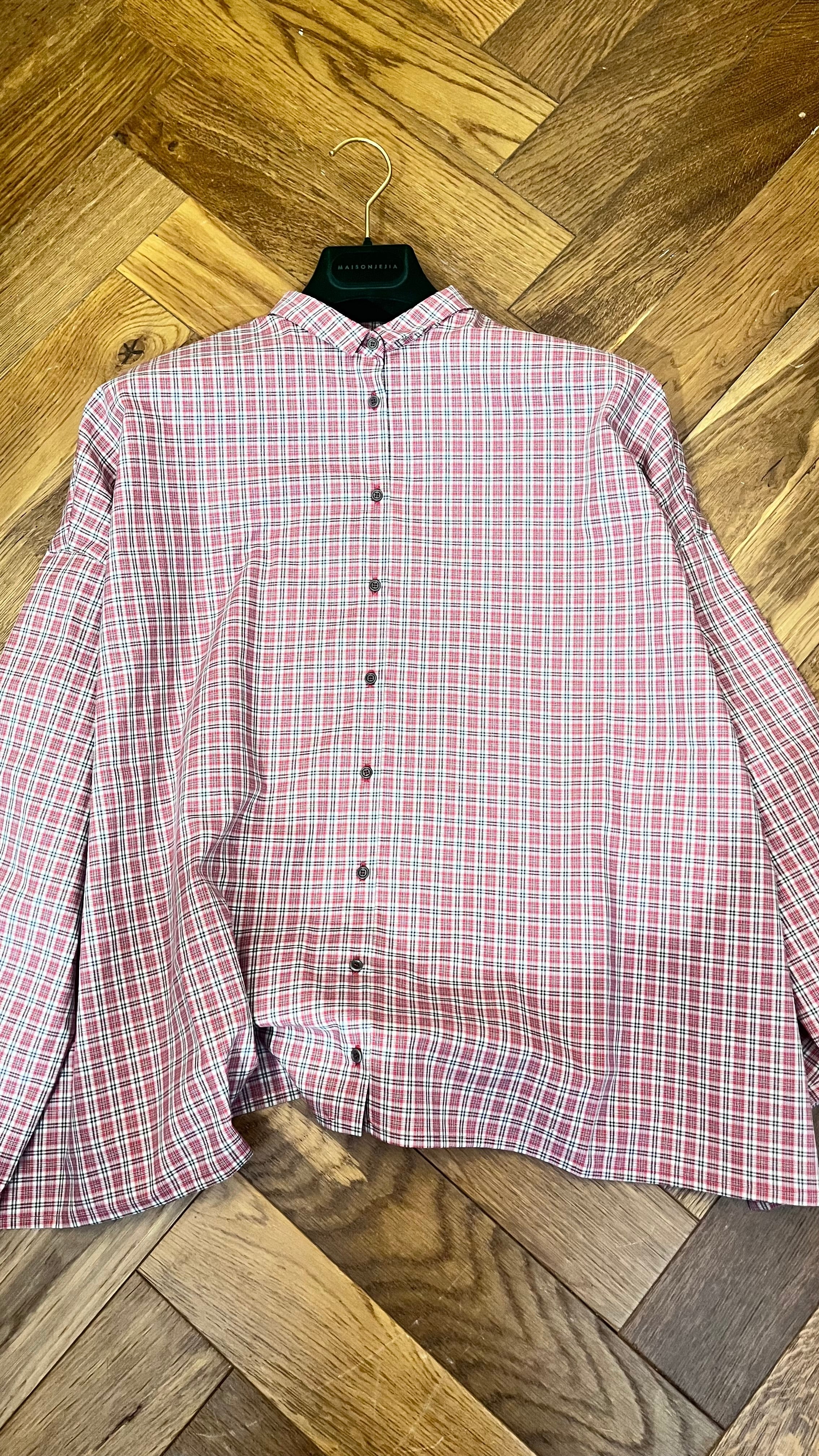 Apuntob Long Sleeve Shirt in Red Tartan - SKULPT Dublin