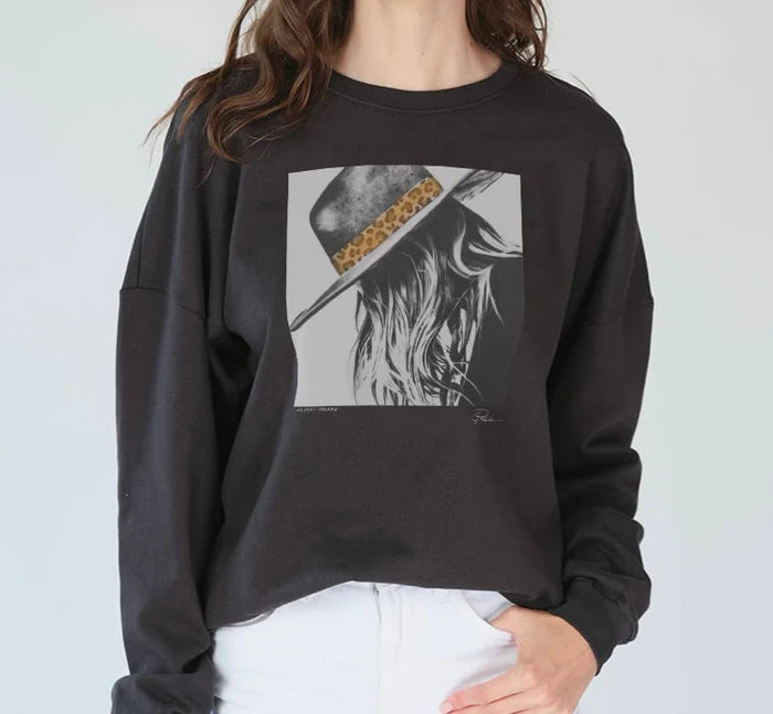 CPress Studio Wildest Dreams Sweatshirt in Worn Black