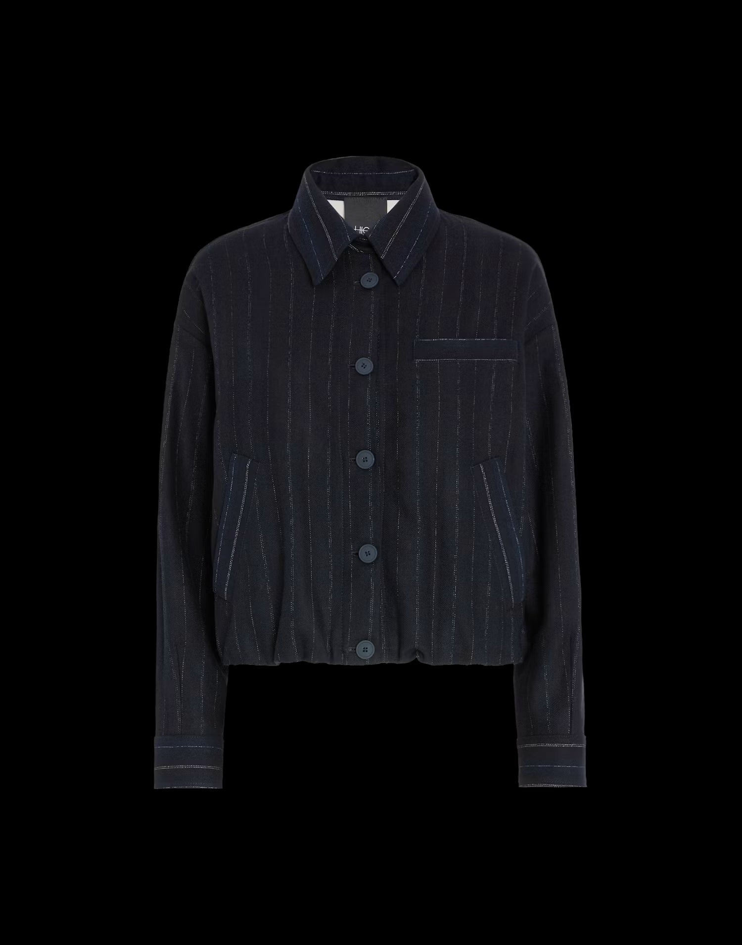 HIGH Everyday Couture Clinch Jacket in Navy - SKULPT Dublin