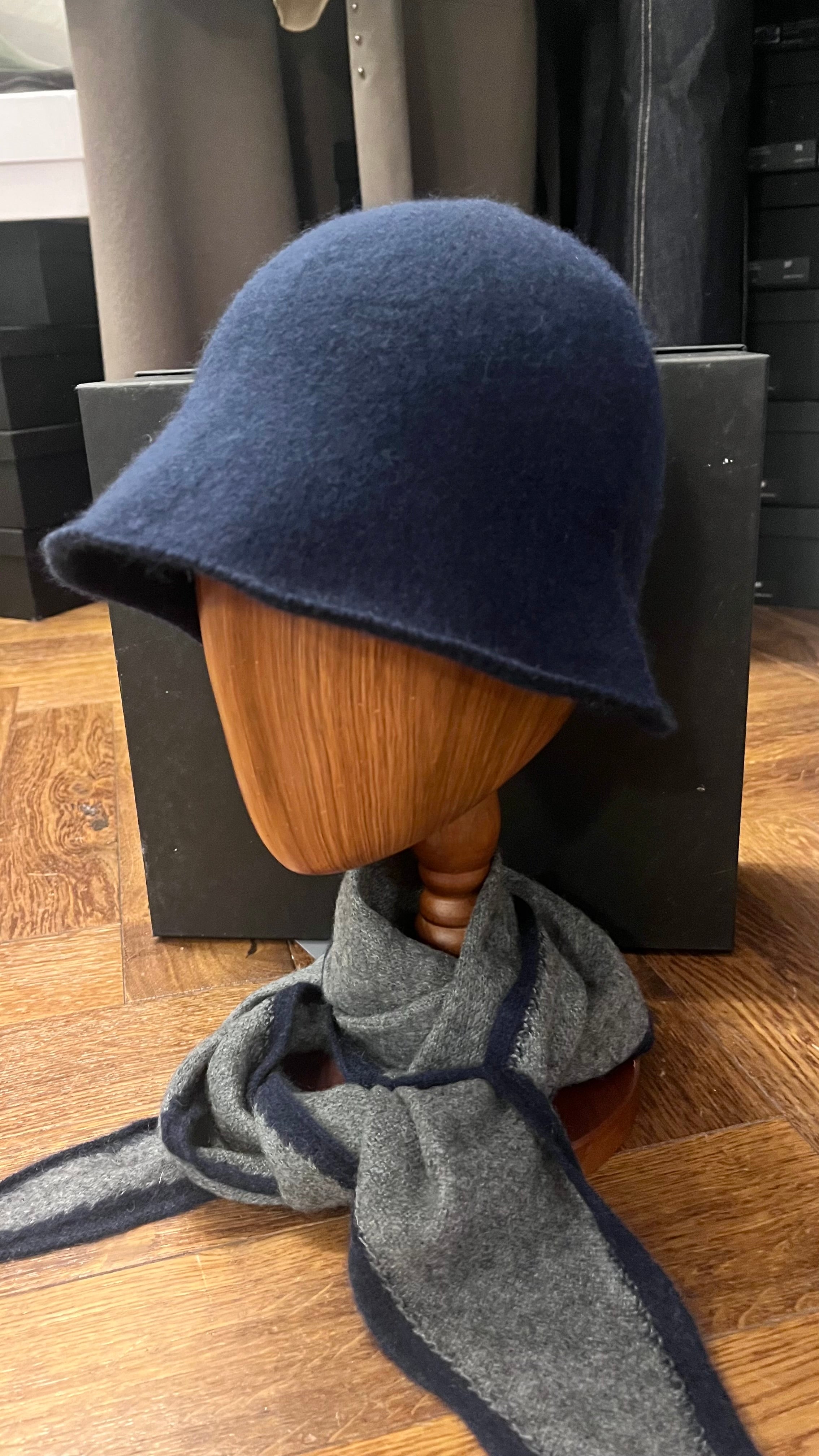 Oats & Rice Bucket Hat in Navy - SKULPT Dublin