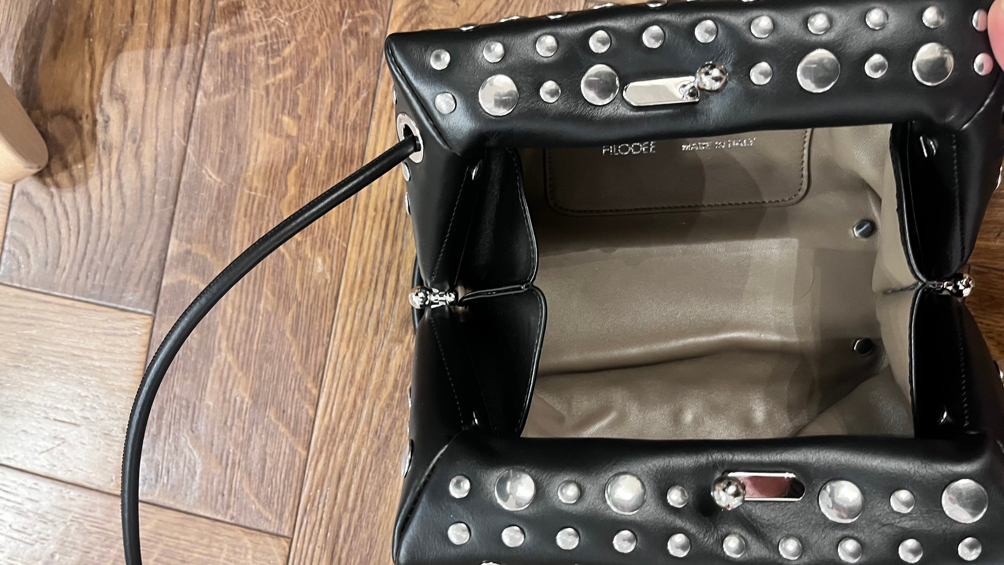 Filodee Filo Stud Bag in Black - SKULPT Dublin