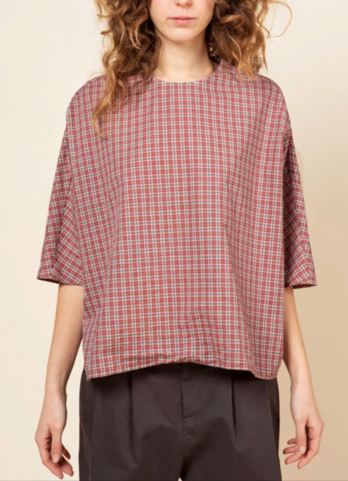 Apuntob Short Sleeve Top in Raspberry - SKULPT Dublin
