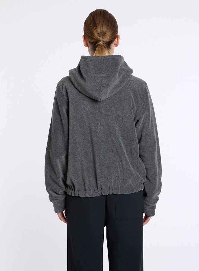 Lis Lareida Memphis Fleece Hoodie in Charcoal - SKULPT Dublin