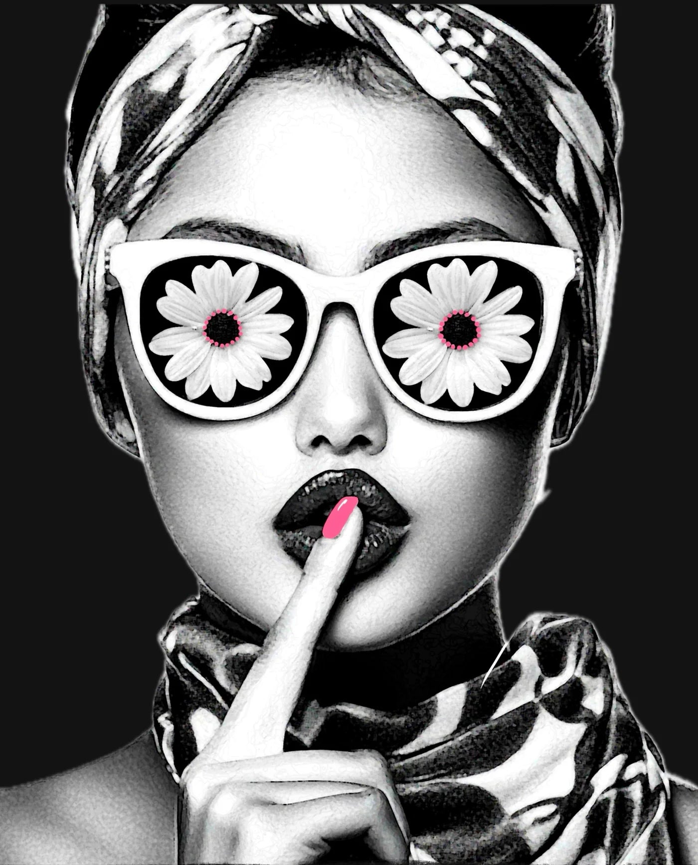 CPress Studio Wild Flower Sweatshirt in Worn Black