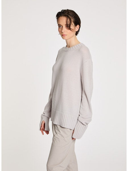 Lis Lareida Roberta Cashmere Jumper in Chalk - SKULPT Dublin