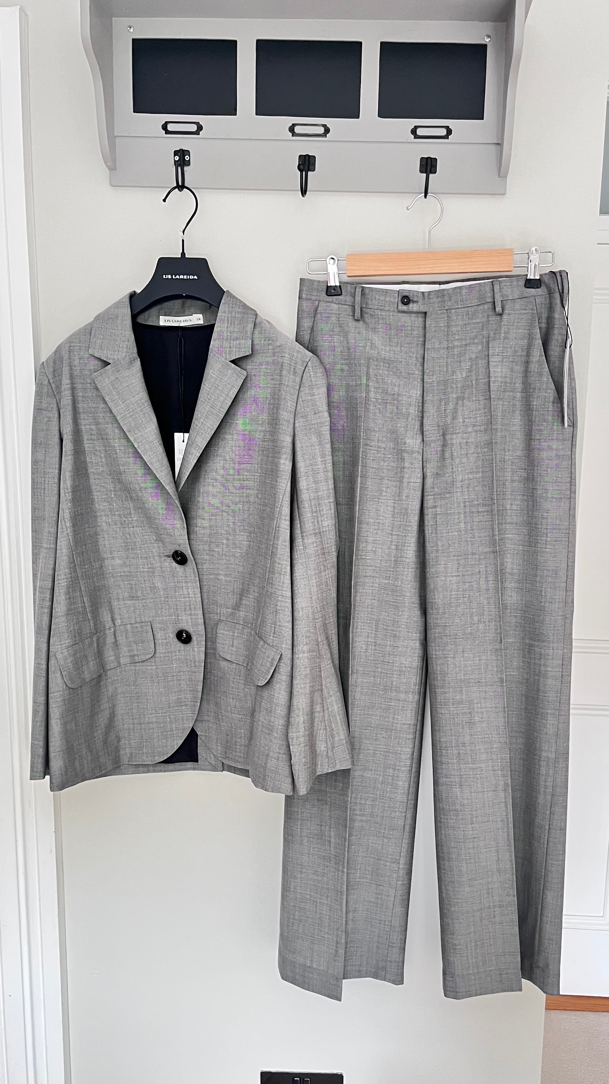 Lis Lareida Wool Blazer in Grey - SKULPT Dublin