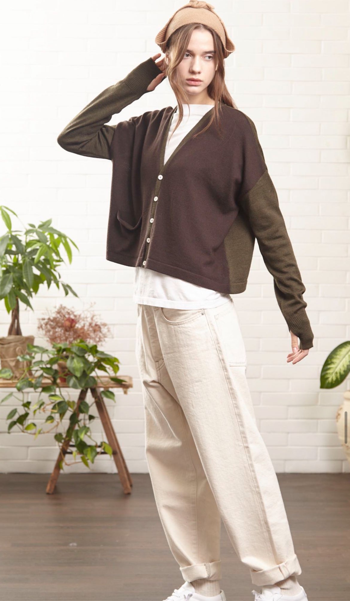 Ma'ry'ya Official Bicolour Cardigan