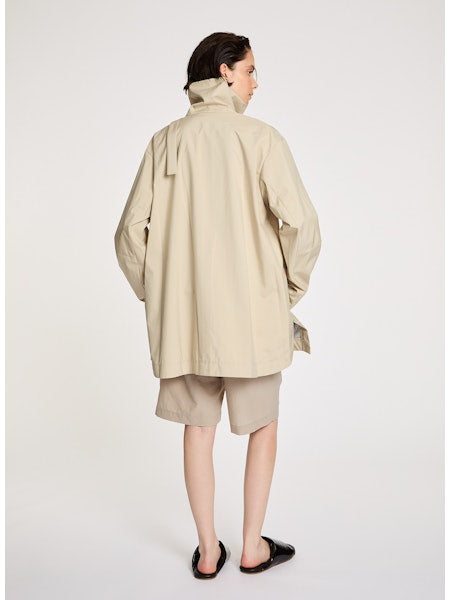 Lis Lareida Gema Waterproof Coat in Ecru - SKULPT Dublin