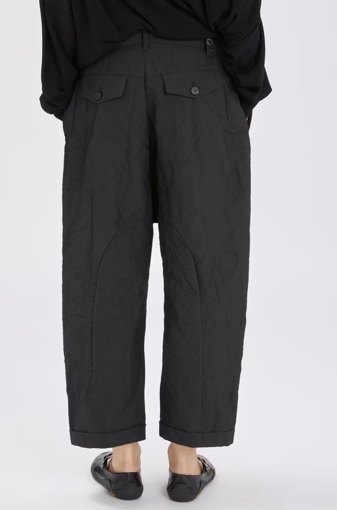 HIGH Everyday Skiffle Trousers in Black - SKULPT Dublin