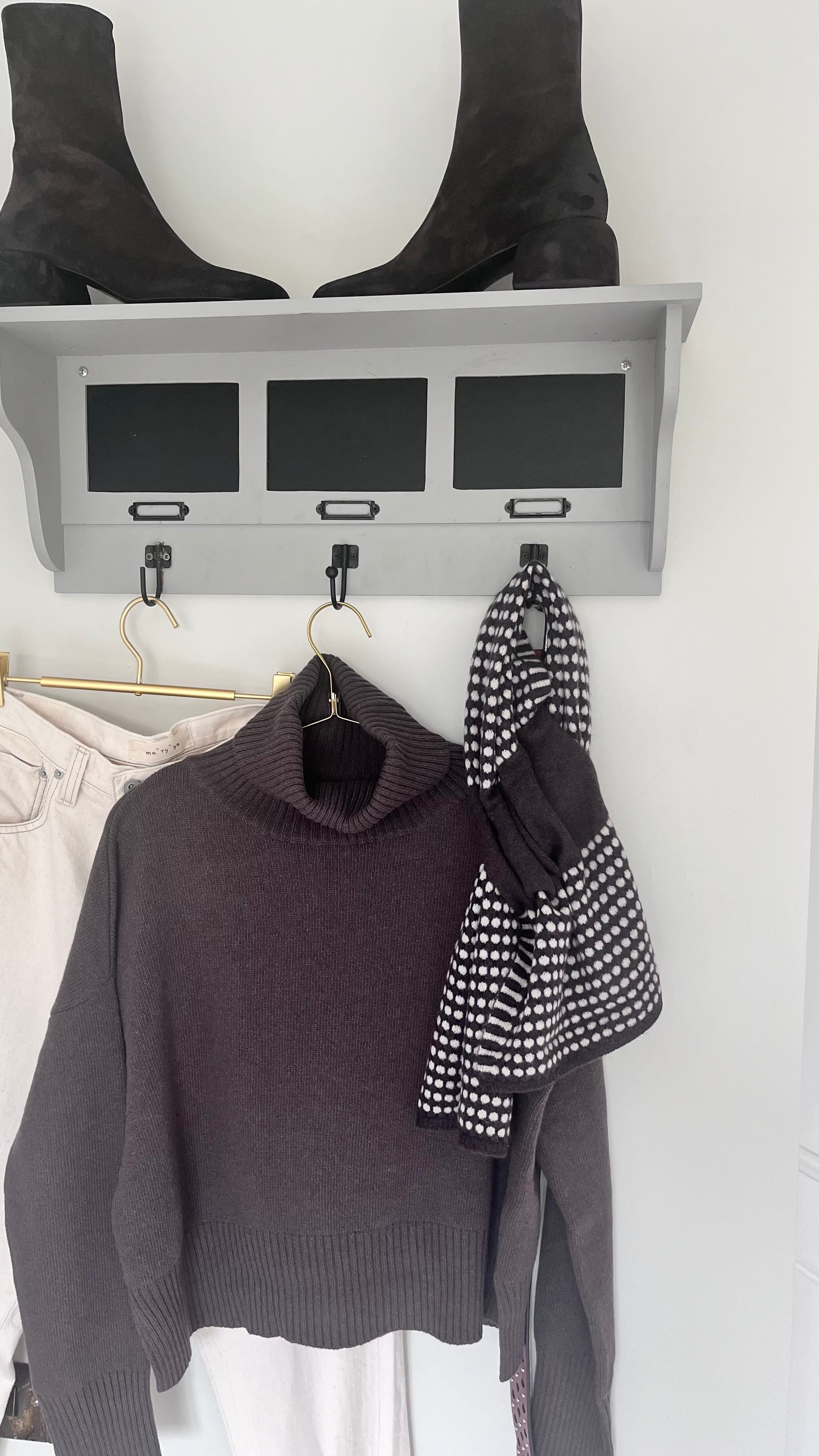 Ma'ry'ya Official Poloneck Jumper in Taupe - SKULPT Dublin