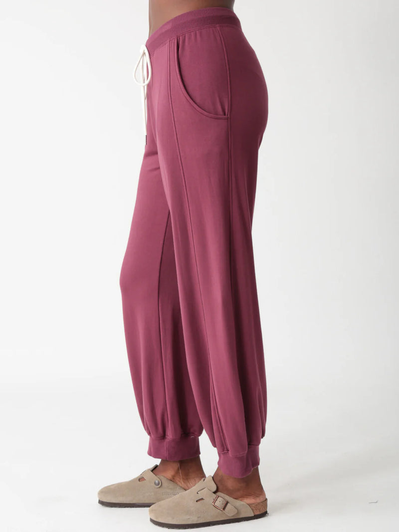 Electric and Rose Balloon Sweatpants in Merlot - SKULPT Dublin