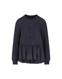 HIGH Everyday Couture Curiosity Sweater in Navy - SKULPT Dublin