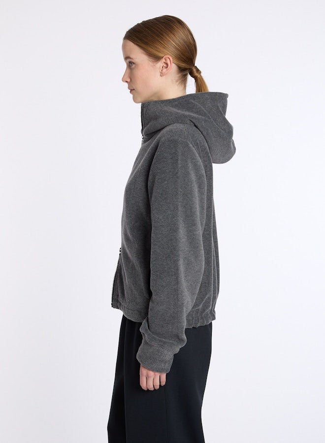 Lis Lareida Memphis Fleece Hoodie in Charcoal - SKULPT Dublin