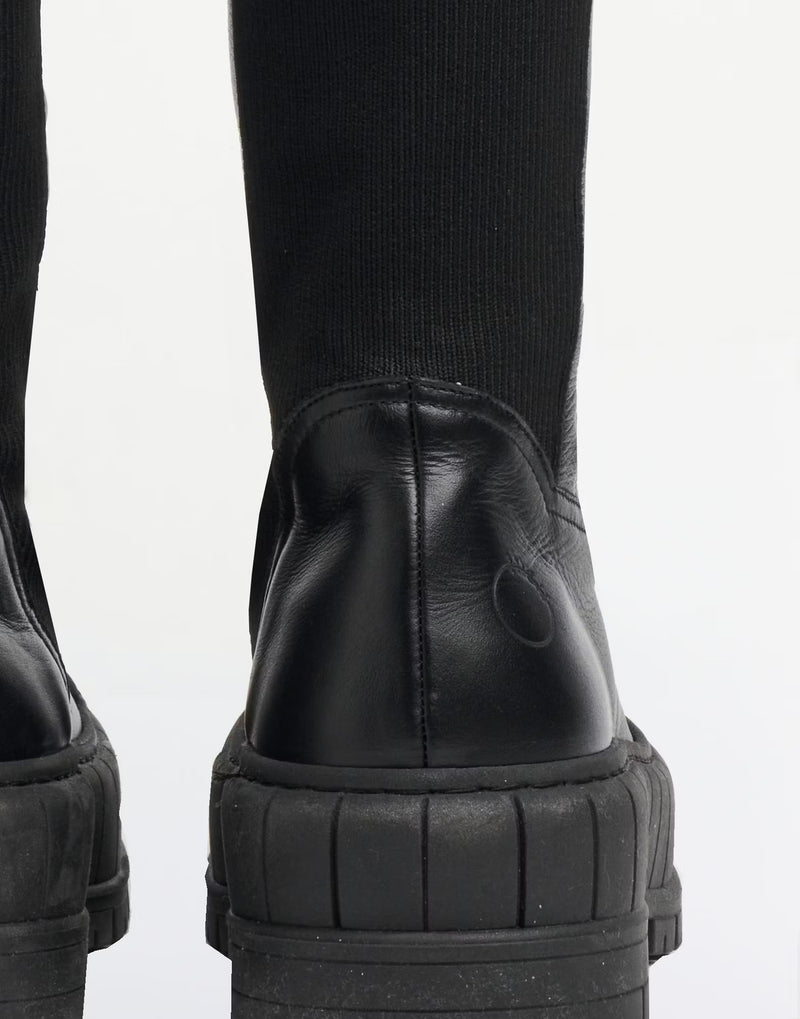 HIGH Everyday Couture Add Up Leather Boots - SKULPT Dublin