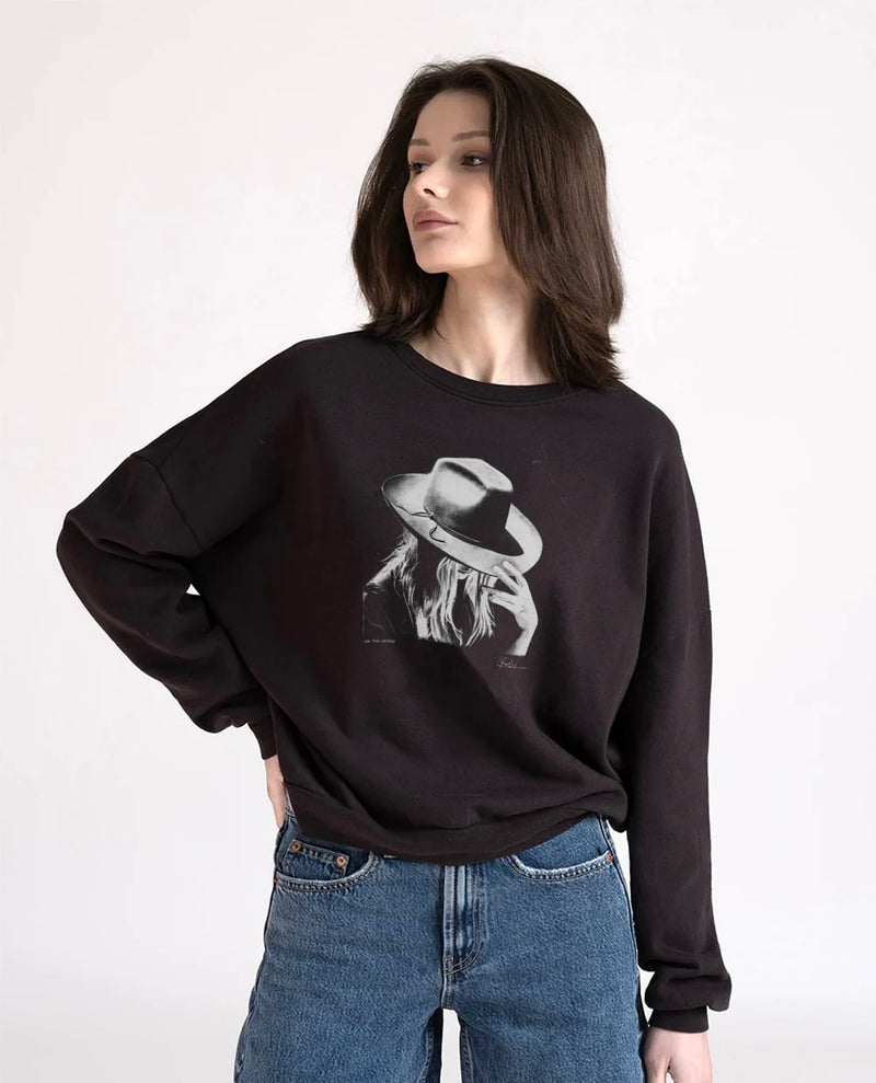 CPress Studio On the Verge Sweatshirt in Worn Black - SKULPT Dublin