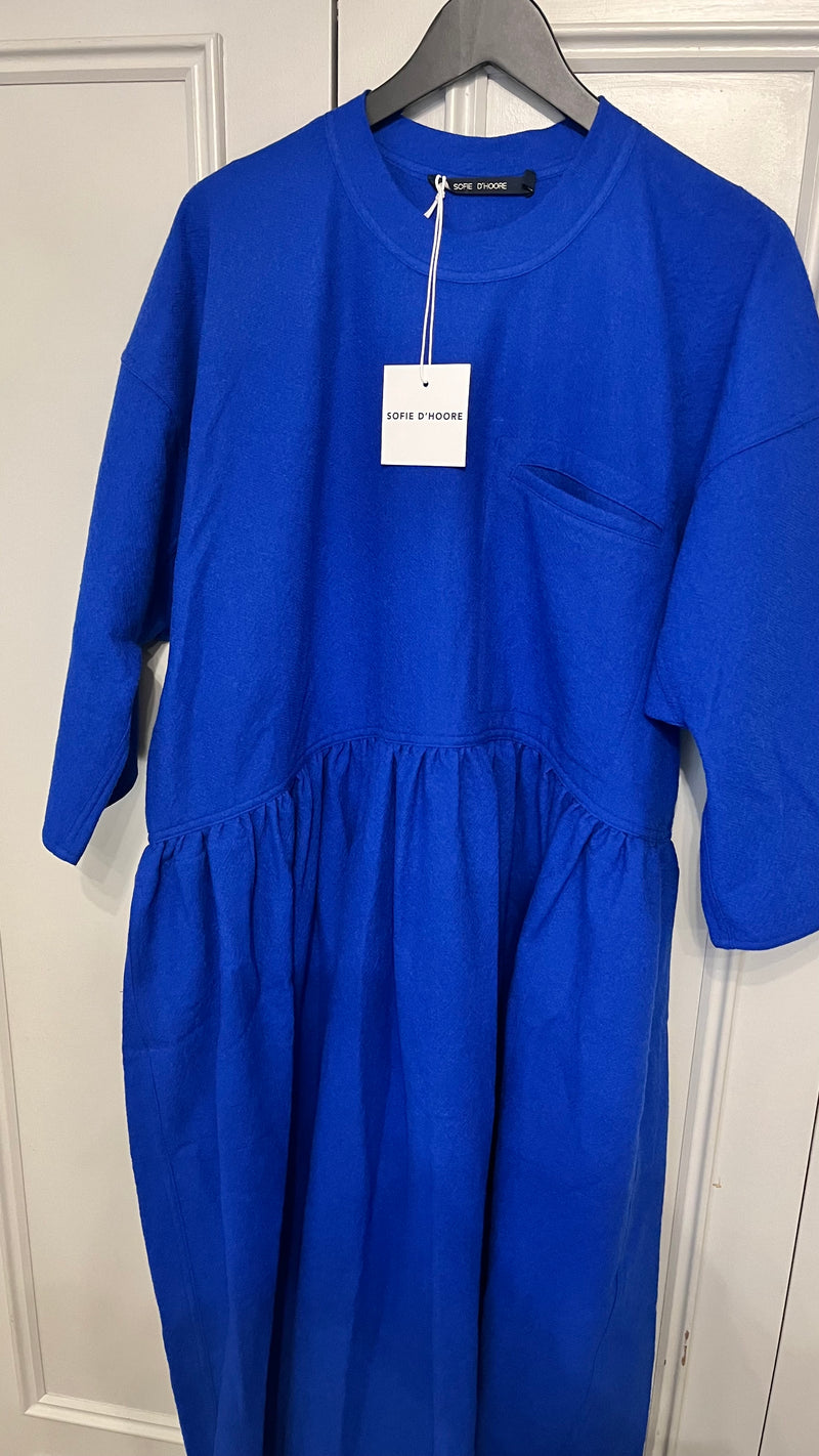 Sofie D'Hoore Delos Dress in Sapphire - SKULPT Dublin