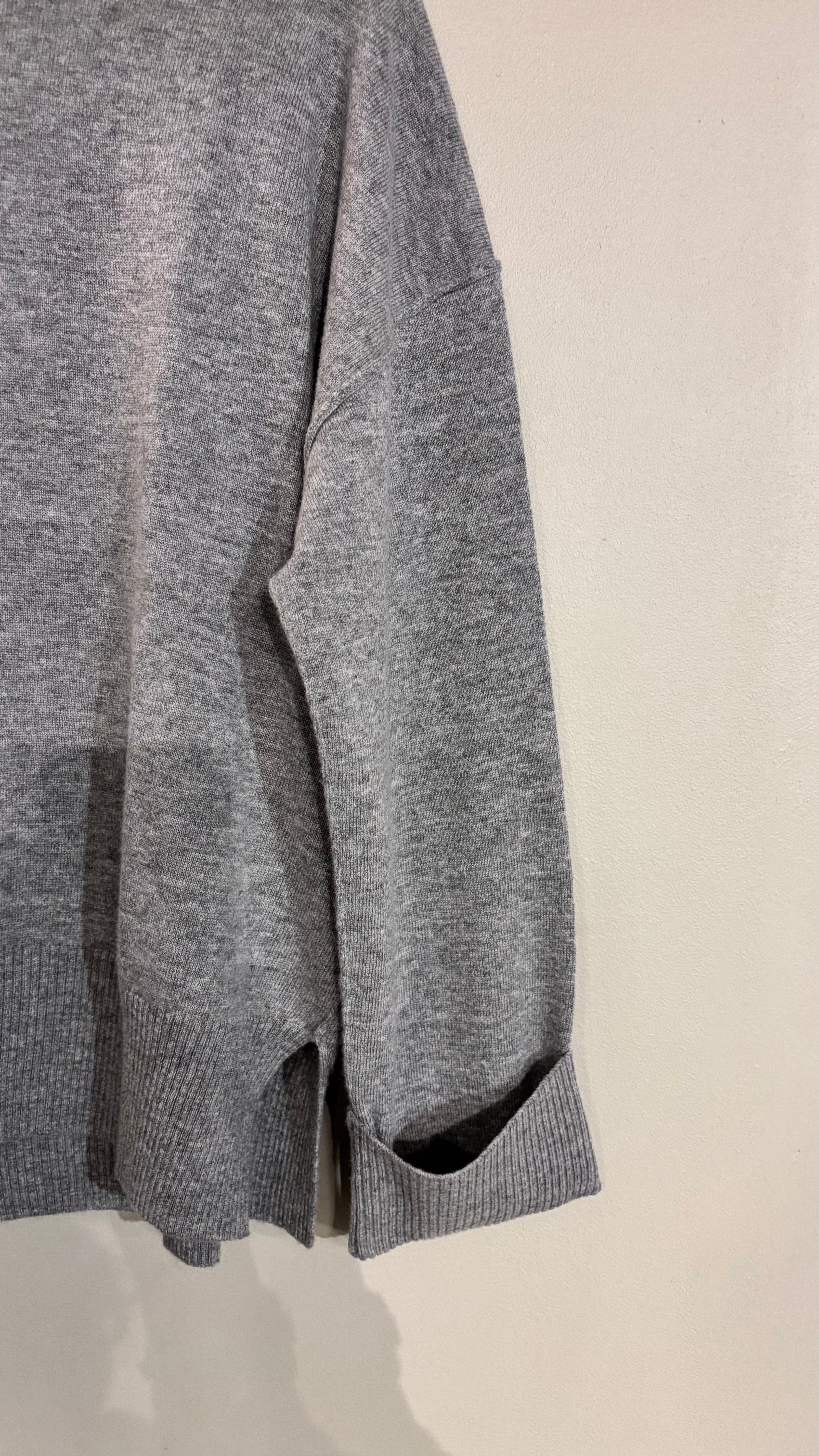 Allude Crewneck Mid Grey Jumper - SKULPT Dublin