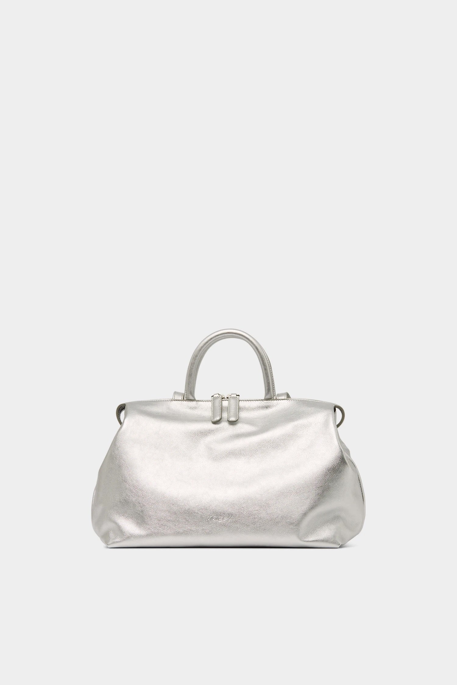 Marsell Crossbody Bag in Silver Foil - SKULPT Dublin