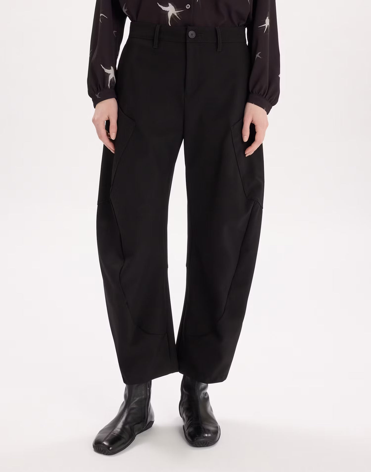 HIGH Everyday Couture Greece Navy Trousers - SKULPT Dublin