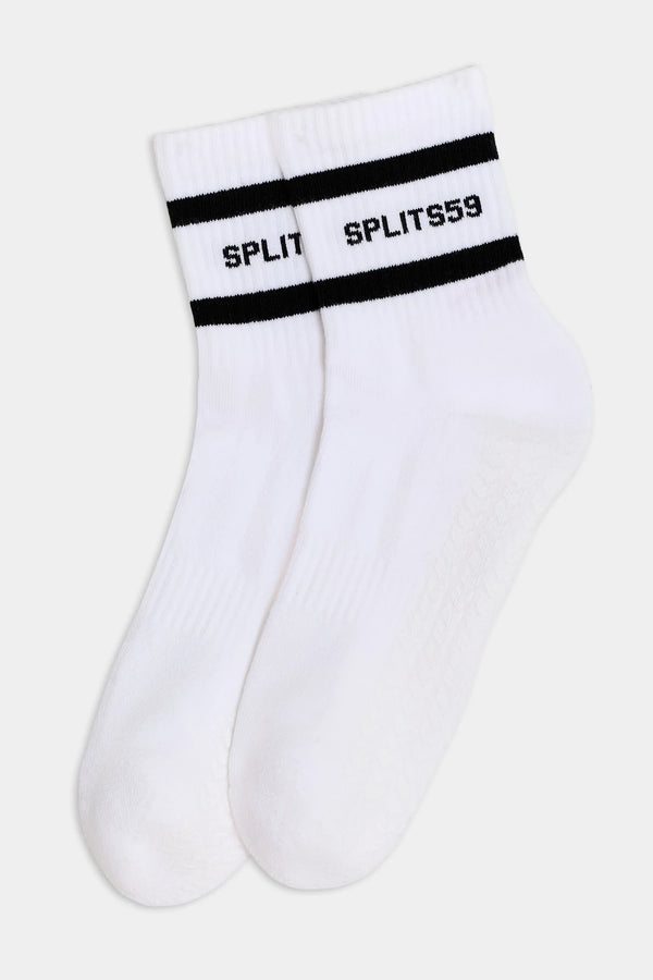 Splits59 Logo Stripe Ankle Socks with Grip - SKULPT Dublin